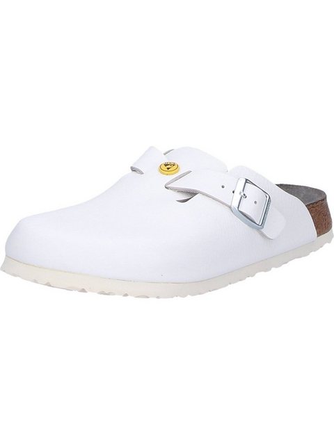 Bild von BIRKENSTOCK  Clogs Pantoletten Boston ESD Weiß 061378