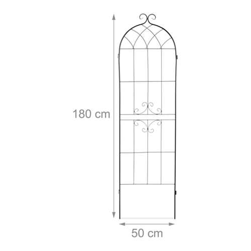 Bild von Relaxdays Rankgitter Metall 2er Set - Die ideale Rankhilfe für Ihren Garten