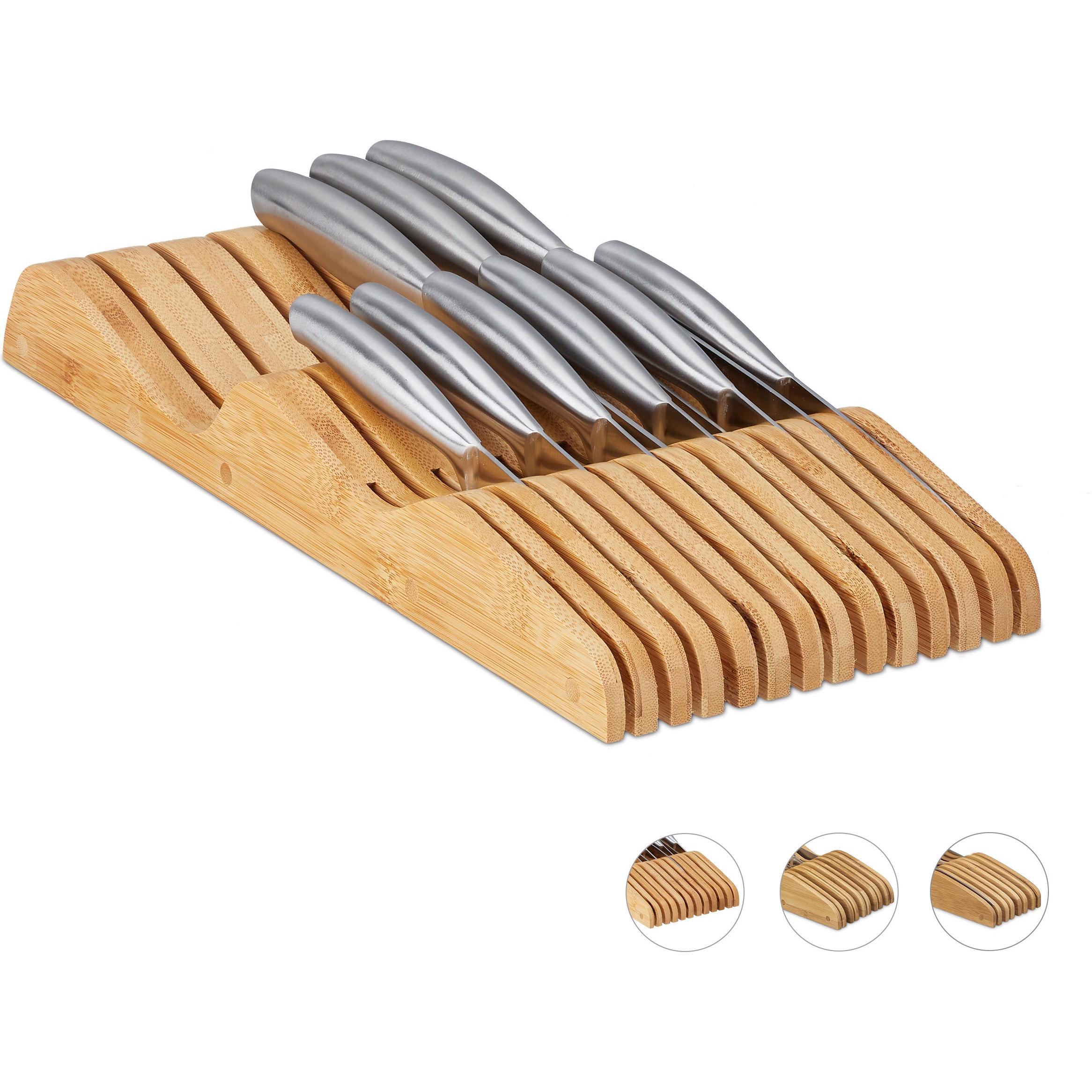 Bild von Relaxdays Messerblock Schublade liegend (10020296_61)