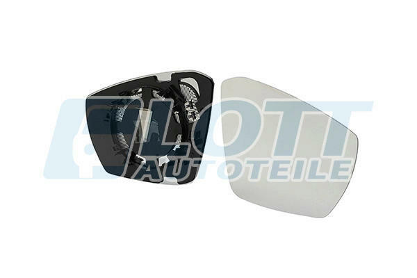Bild von JOHNS 71 22 38-81 Außenspiegelglas Spiegelglas, Spiegelglas, Außenspiegel rechts SKODA: Octavia 3 Combi, Octavia 3 Schrägheck