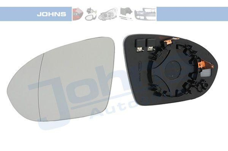 Bild von JOHNS 55 11 37-81 Außenspiegelglas Spiegelglas, Spiegelglas, Außenspiegel links OPEL: Astra K Sports Tourer