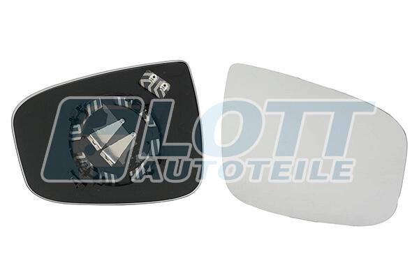 Bild von JOHNS 39 12 38-81 Außenspiegelglas Spiegelglas, Spiegelglas, Außenspiegel rechts HYUNDAI: ix20