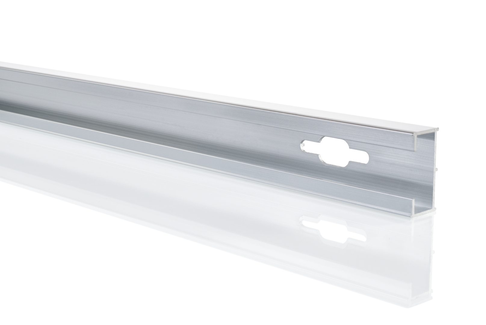 Bild von Hüppe Design pure Verbreiterungsprofil um 15mm für Tür Direktanschlag, Höhe 200cm, 8P2502, Farbe: silber hochglanz
