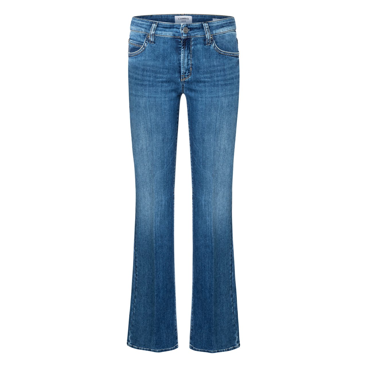 Bild von Cambio 5-Pocket-Jeans Damen Bootcutjeans (1-tlg)