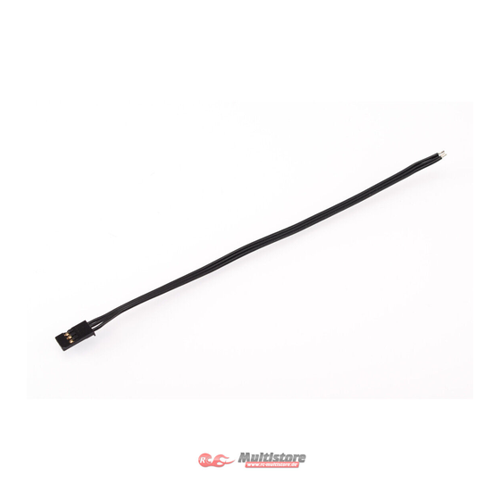 Bild von RUDDOG RX Verlängerungskabel Schwarz 180mm mit FUT-Stecker / RP-0201