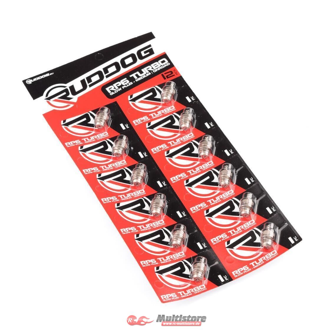 Bild von RUDDOG RP6 Turbo Glow Plug (Medium | Onroad) 12pc / RP-0665