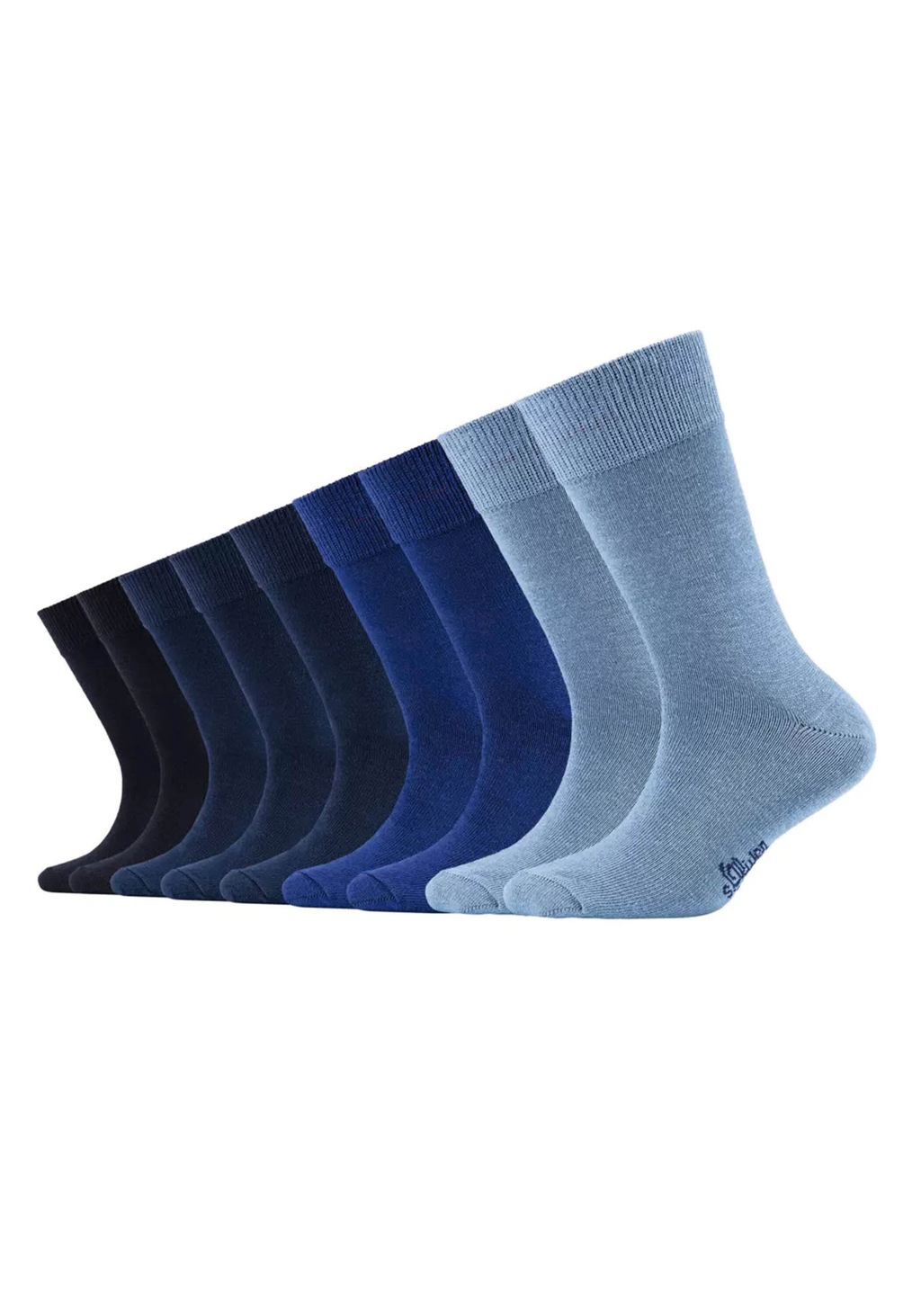 Bild von S.Oliver, Unisex, Socken, Junior essentials, Blau, (9er Pack, 31 - 34)