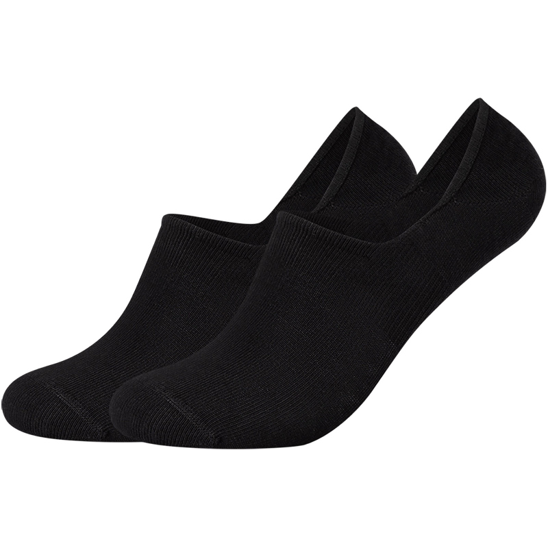 Bild von Camano Herren Unisex Fashion Sneaker Invisible 2p Füßlinge, Schwarz (Black 5), 43/46 (2er Pack)