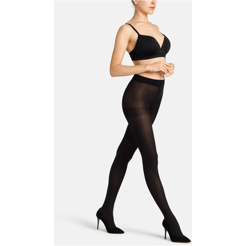 Bild von 2er Pack camano Women 3D premium Tights 60 DEN 0005 - black 38/40
