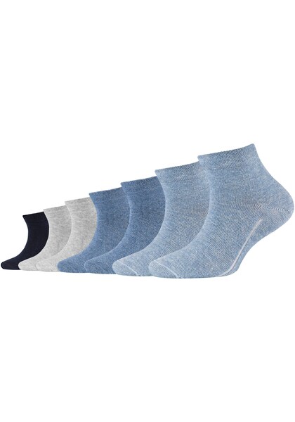Bild von Camano Kurzsocken, (7er Pack), mit verstärktem Fersen- und Zehenbereich
