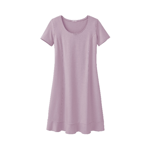 Bild von Jerseykleid mit Volant am Saum aus Bio-Baumwolle