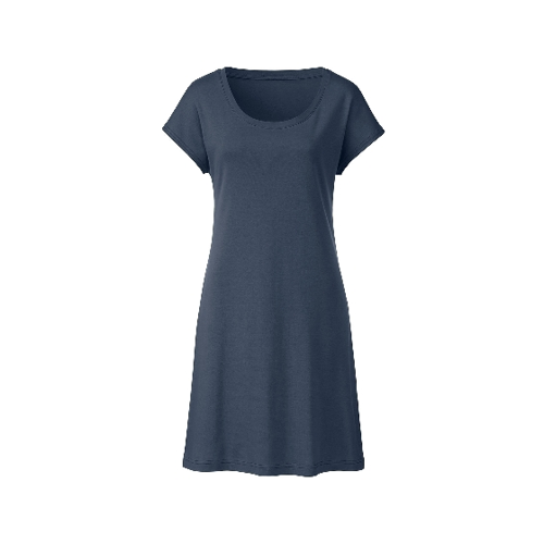 Bild von Kleid aus reiner Bio-Baumwolle in nachtblau