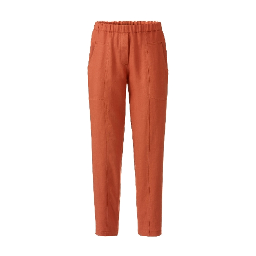Bild von Leinenhose in Haselnuss – Ideal für den Sommer