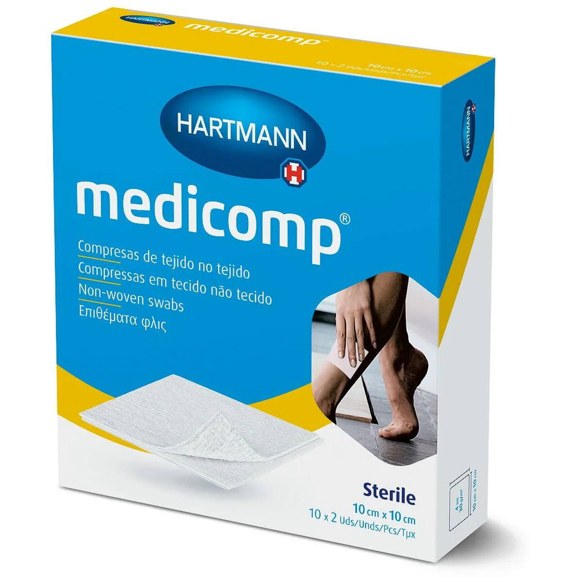 Bild von Sterilisierte Mullbinden Hartmann Medicomp 10 x 10 cm 20 Stück