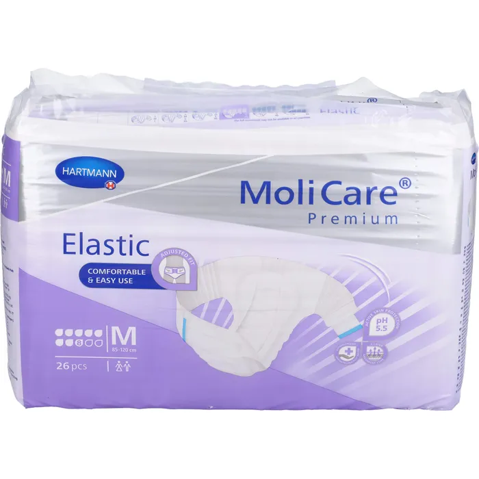 Bild von Molicare Premium Elastic Slip 8 Tropfen Größe M 26 Stück - Bei Inkontinenz