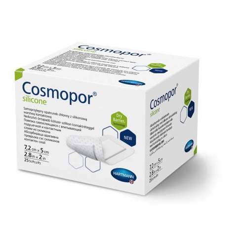 Bild von COSMOPOR silicone Wundverband 5x7,2 cm