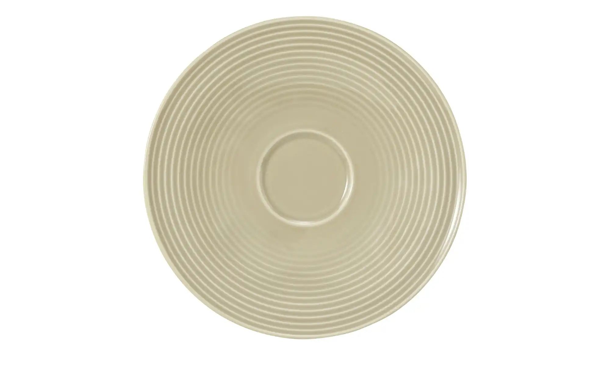 Bild von SELTMANN WEIDEN Untertasse - Durchmessser: 16,7 cm - Höhe 2 cm - Beat - Form: Rund mit Rillenrelief - moderner Stil - Sandbeige - Color Glaze