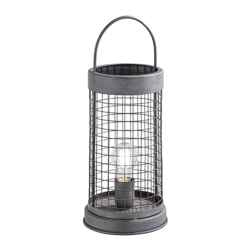Bild von Moderne Tischlampe grau 44 cm - Horario