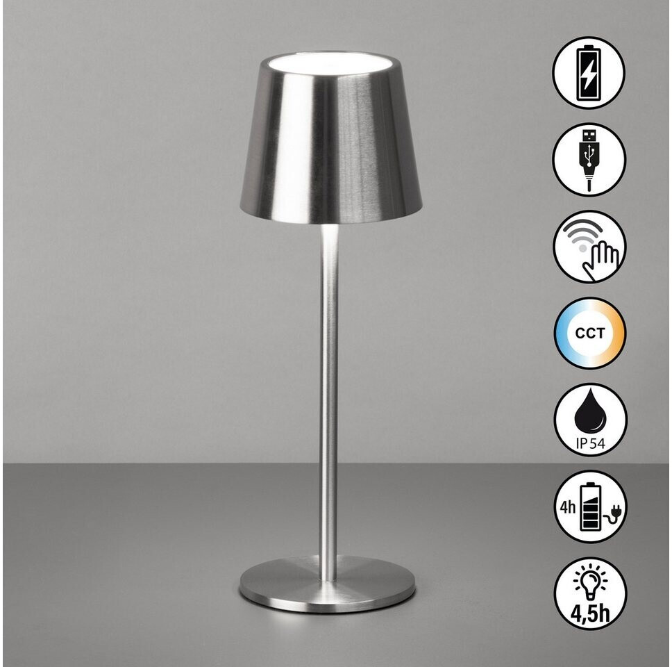 Bild von FHL easy Akku-Tischleuchte ROXI 9,00x27,50 cm 1flg nickelfarben