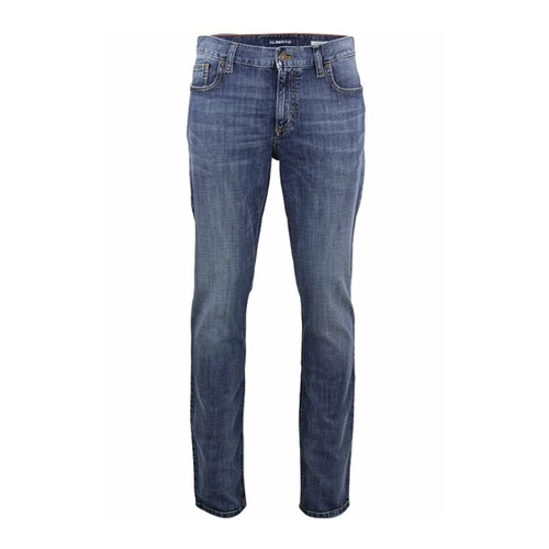 Bild von ALBERTO Regular Slim Fit Jeans in Mittelblau – Ein zeitloses Must-Have