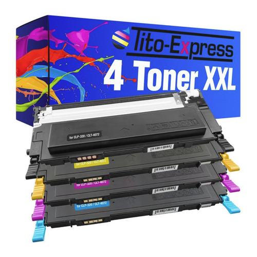 Bild von Tito-Express Tonerpatrone 4er Set für Samsung