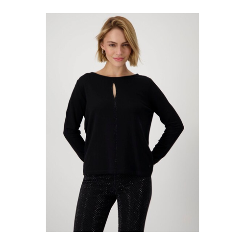 Bild von Monari Rundhalsshirt mit Cut-Out – Eleganz trifft Komfort
