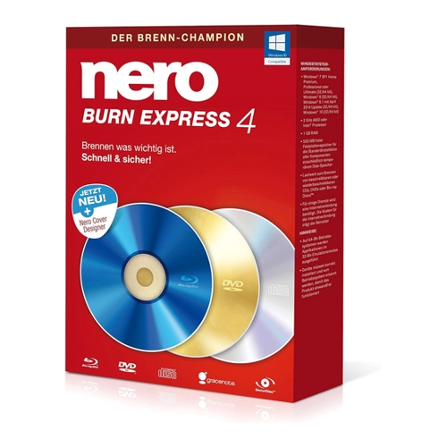 Bild von Nero Burn Express 4, 1 User, Win