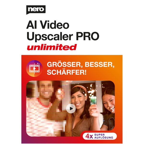 Bild von Nero AI Video Upscaler Pro Unlimited Download Code für Windows