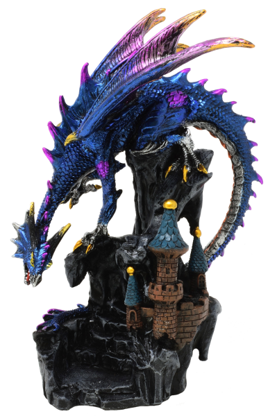 Bild von Drache auf Burg