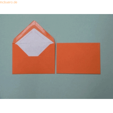 Bild von Blanke Briefhüllen Briefumschlag Briefumschläge 157x225mm (DIN C5) 100g/qm gummiert VE=100 Stück orange