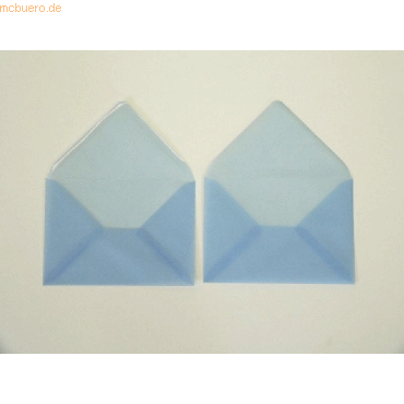 Bild von Blanke Briefhüllen Briefumschlag Briefumschläge Offset transparent C6 100g/qm NK VE=100 Stück hellblau
