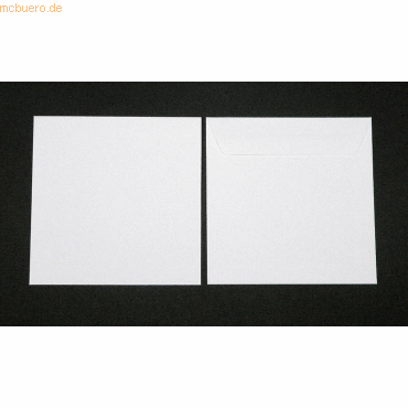 Bild von Blanke Briefhüllen Briefumschlag Briefumschläge 220x220mm 120g/qm gummiert VE=100 Stück weiß