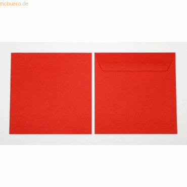Bild von Blanke Briefhüllen Briefumschlag Briefumschläge 220x220mm 120g/qm gummiert VE=100 Stück rubin