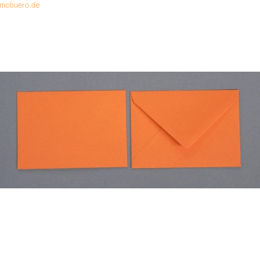 Bild von Blanke Briefhüllen Briefumschlag Briefumschläge 90x140mm 120g/qm gummiert VE=100 Stück apfelsine