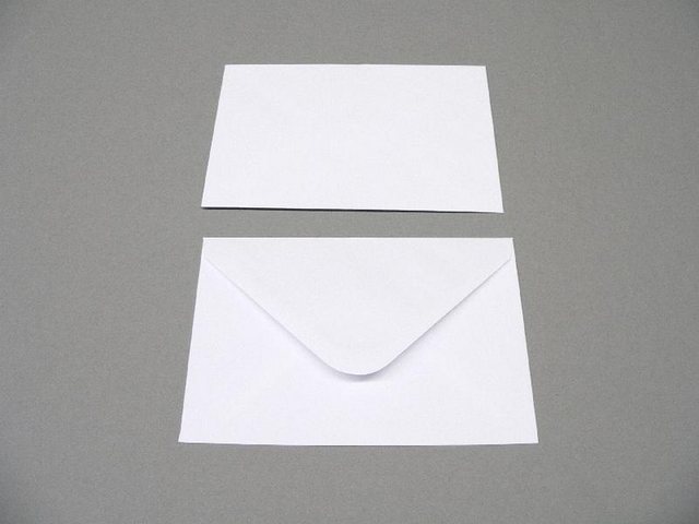 Bild von Blanke Briefhüllen Briefumschlag Briefumschläge 108x159mm 90g/qm gummiert VE=1000 Stück weiß