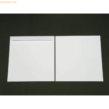 Bild von Blanke Briefhüllen Briefumschlag Briefumschläge 330x330mm 120g/qm haftklebend VE=250 Stück weiß