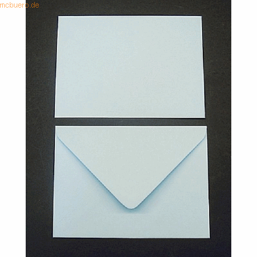 Bild von Blanke, Briefumschlag, Briefumschläge C6 100g/qm gummiert VE=100 Stück pastellblau (C6, 100 x)