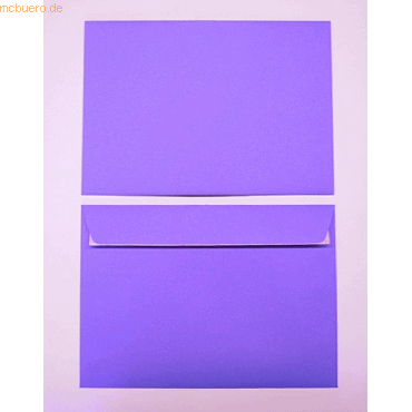 Bild von Blanke Briefhüllen Briefumschlag Briefumschläge C5 100g/qm haftklebend VE=100 Stück violett