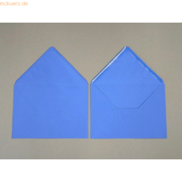 Bild von Blanke Briefhüllen Briefumschlag Briefumschläge 225x315mm 160g/qm gummiert VE=100 Stück stahlblau