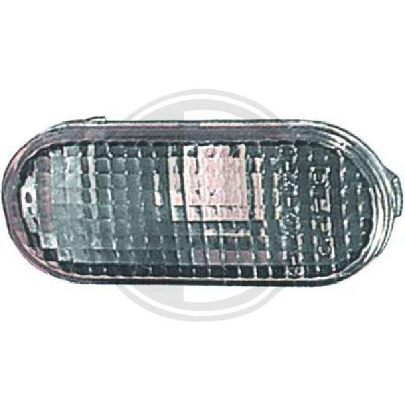 Bild von DIEDERICHS 2212178 Blinker Blinklicht, Fahrtrichtungsanzeiger, Blinkleuchte grau seitlicher Einbau oval VOLKSWAGEN: Polo IV Hatchback