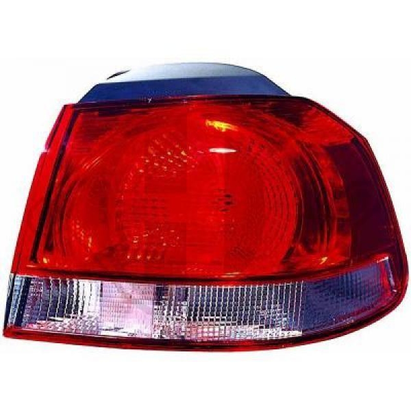 Bild von DIEDERICHS 2215095 Rückleuchte links äusserer Teil W16W, WY21W ohne Lampenträger VOLKSWAGEN: GOLF 6