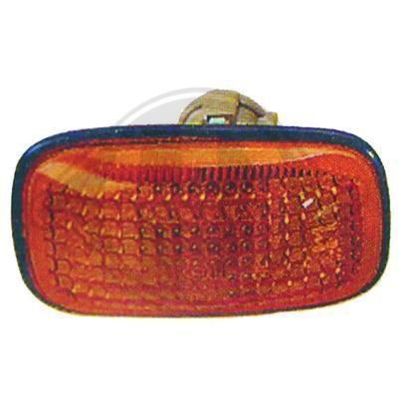 Bild von DIEDERICHS 6015078 Blinker Blinklicht, Fahrtrichtungsanzeiger, Blinkleuchte orange seitlicher Einbau, beidseitig