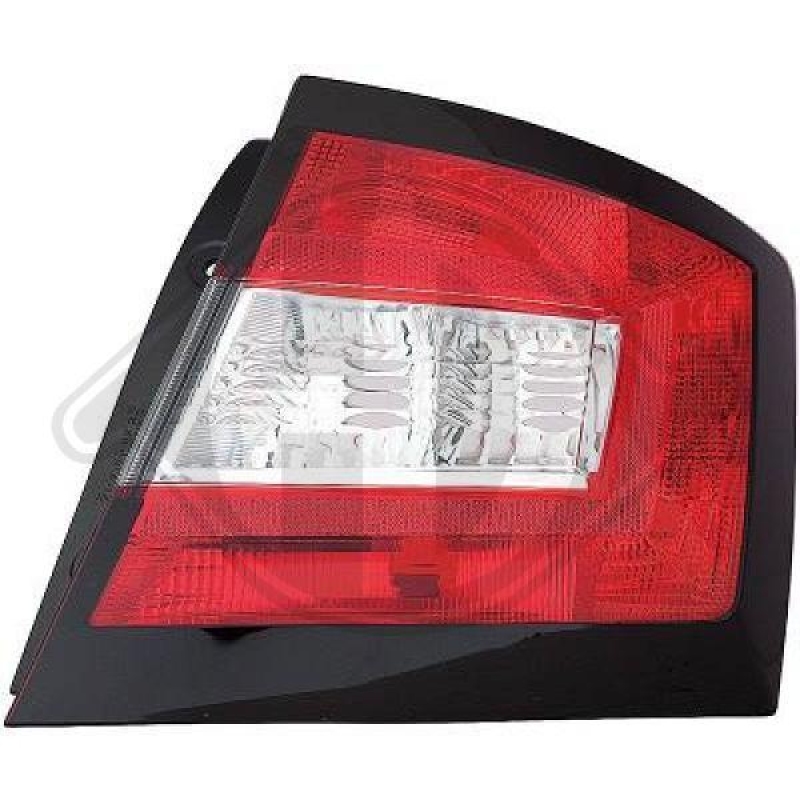Bild von DIEDERICHS 7807091 Rückleuchte Heckleuchte, Rücklicht, Schlussleuchte links P21W, P21/4W, PY21W ohne Lampenträger SKODA: Fabia III Hatchback