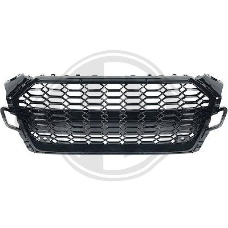 Bild von DIEDERICHS 1046440 Kühlergrill Kühlergitter mitte schwarz, glänzend