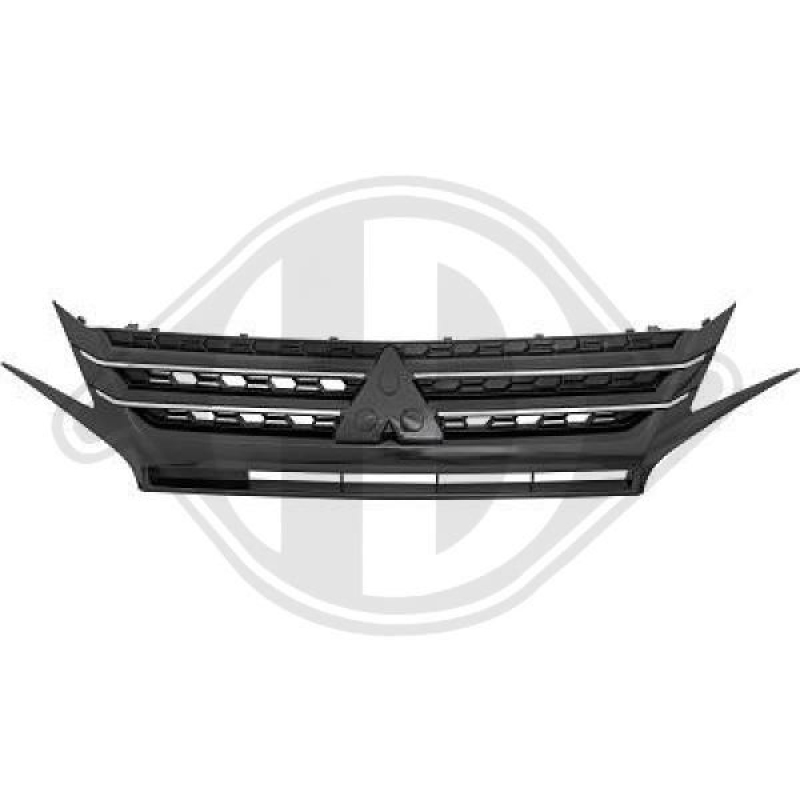 Bild von DIEDERICHS Kühlergitter Chrom/schwarz für MITSUBISHI 7450B352 5831040