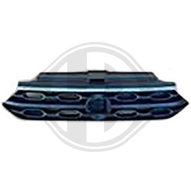 Bild von DIEDERICHS 2240940 Kühlergrill chrom/schwarz