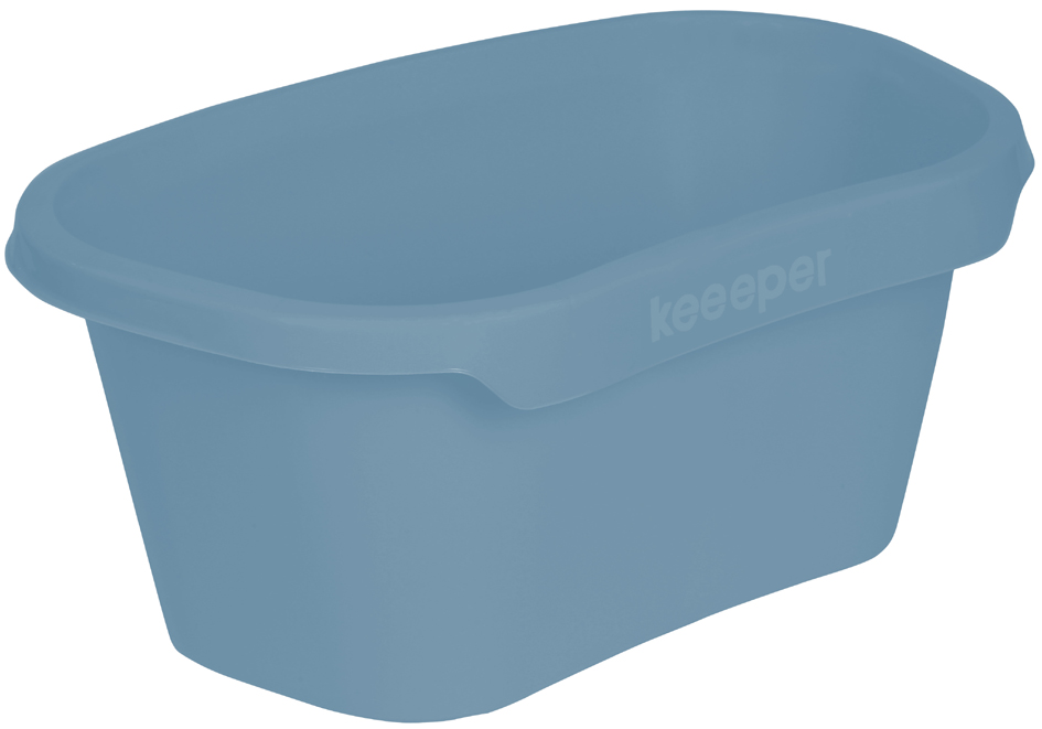 Bild von keeeper Wäschewanne tilda, Breite: 575 mm, nordic-blue ergonomische Form, Fassungsvermögen: 30,5 Liter, Material: - 1 Stück (1009268000000)