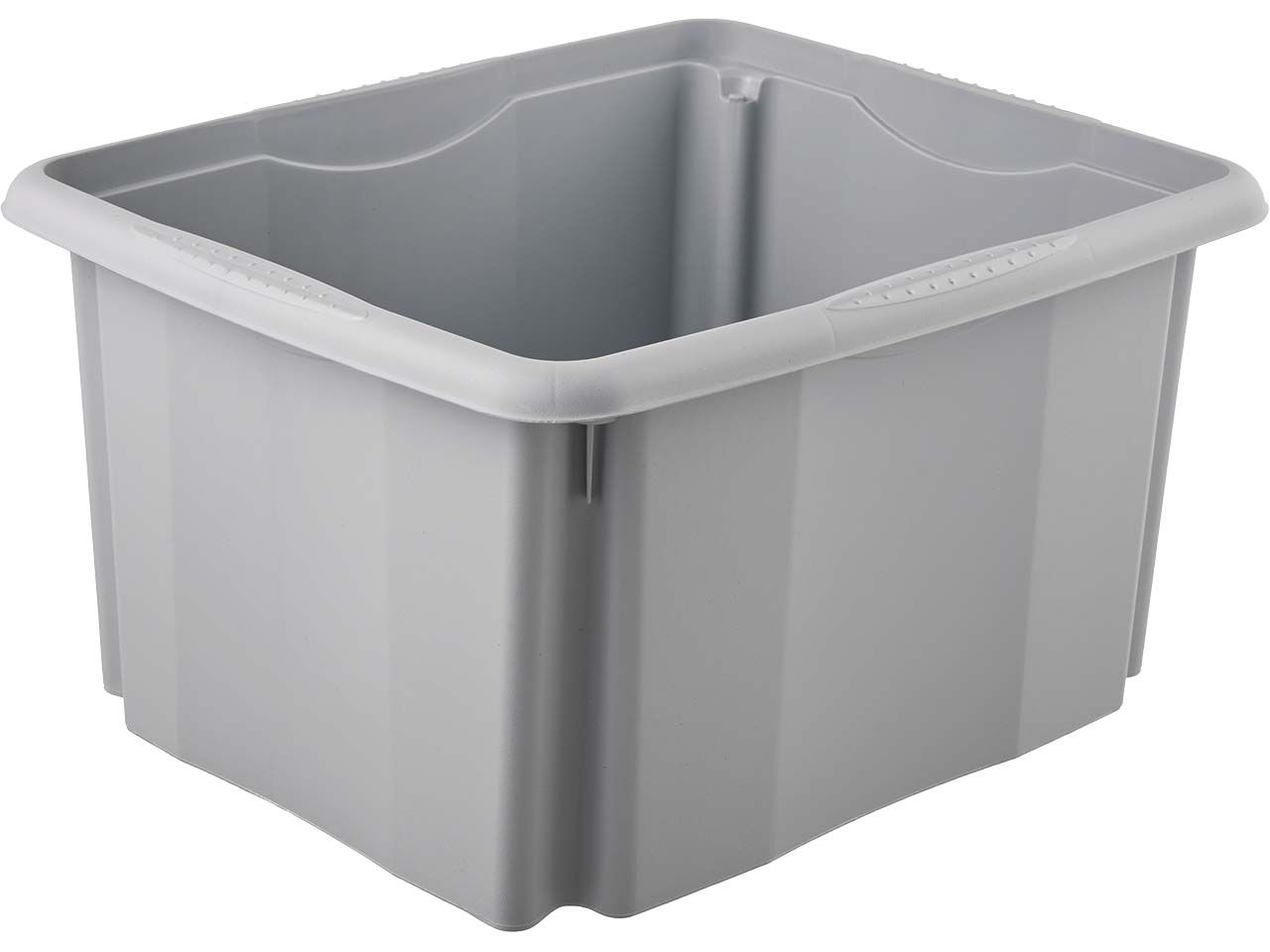 Bild von keeeper Aufbewahrungsbox "Emil Eco Line" 41 x 34,5 x 22 cm, 24 l, grau