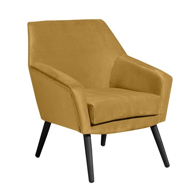 Bild von Max Winzer® Sessel Alegro Sessel Samtvelours mais (1 Stück), Made in Germany