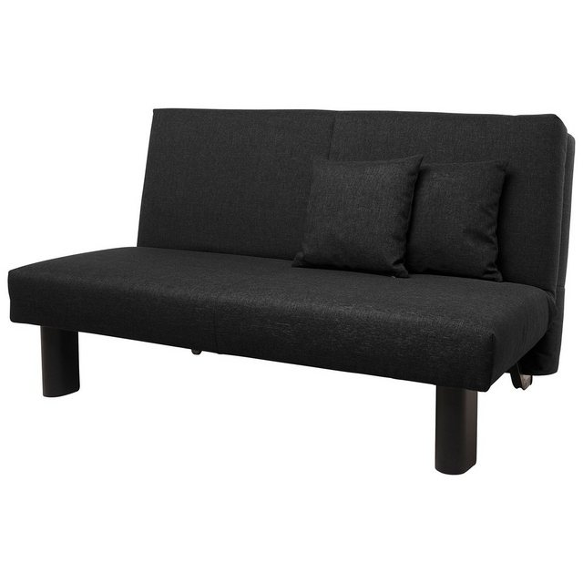 Bild von Max Winzer Faltsofa Columbus Flachgewebe - Schwarz